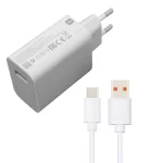 شارژر دیواری شیائومی مدل 27 وات به همراه کابل تبدیل usb-C